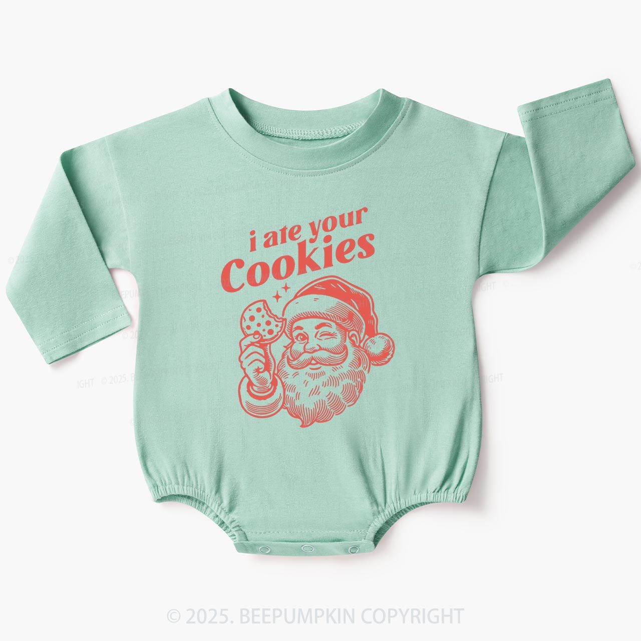 I Ate Your Cookies Baby Bubble Romper Beepumpkin