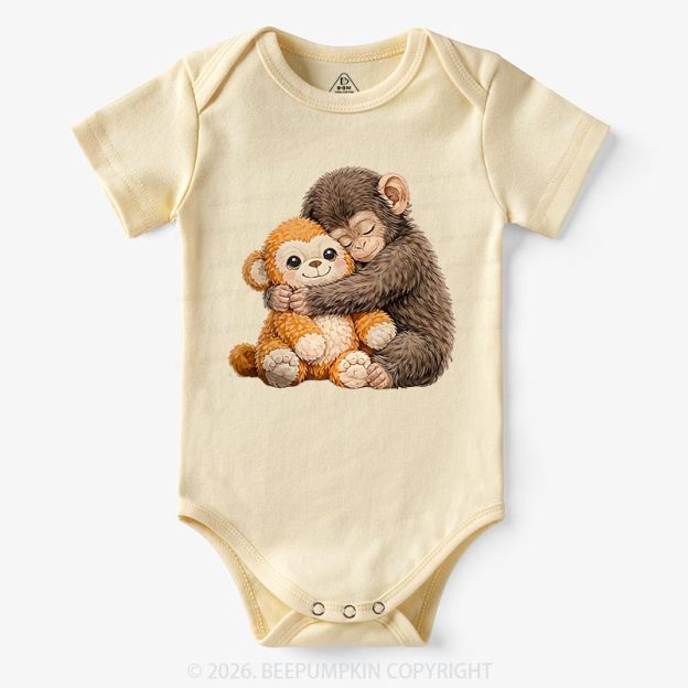 Dear Punch Monkey Lovely Baby Bodysuit