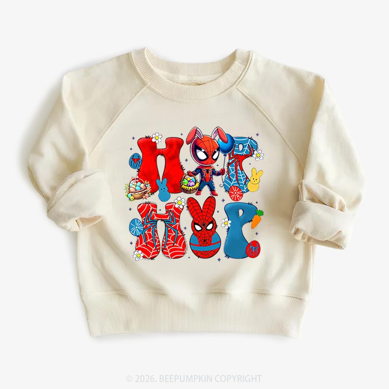 Cartoon Easter Bunny Kid's Sweatshirt