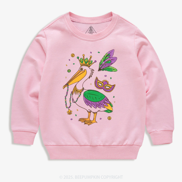 Beads & Feathers Fun Kid's Sweatshirt