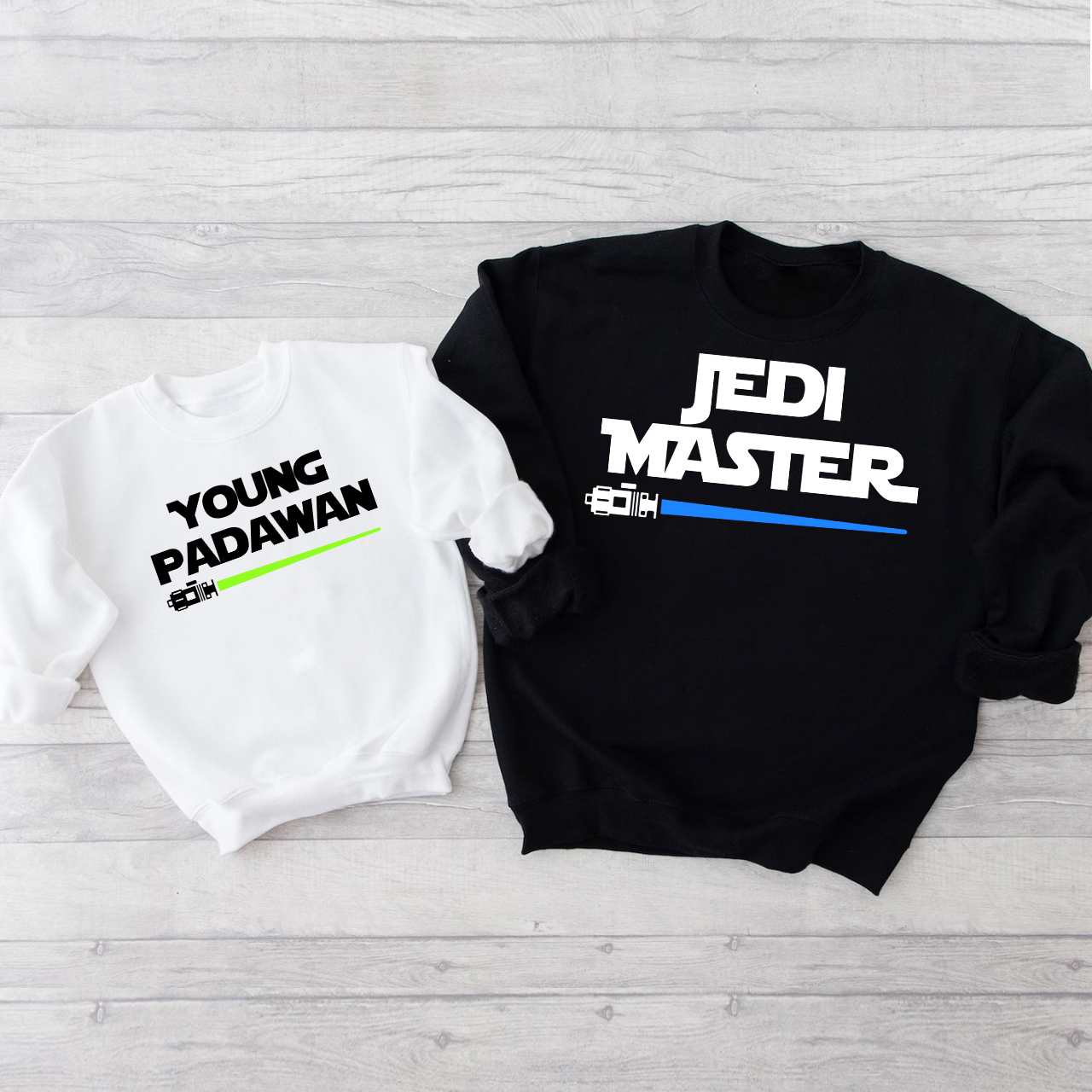 Matching Star Wars Swetshirt For Dad And Me