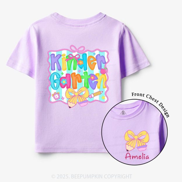 Personalized Learning in Color Toddler&Kid's Tees Beepumpkin
