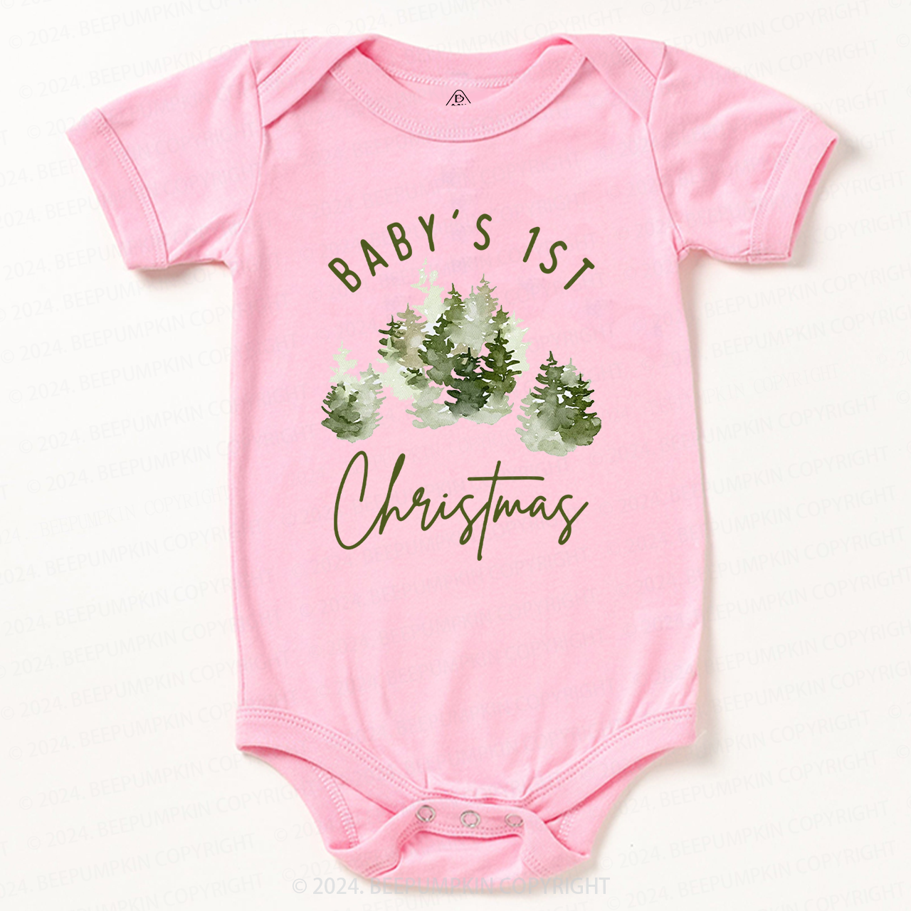 1st Christmas Bodysuit For Baby 