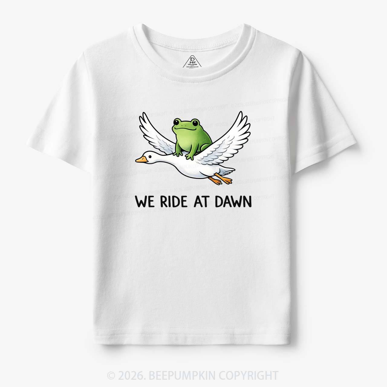 We Ride at Dawn Toddler&Kid's Tees