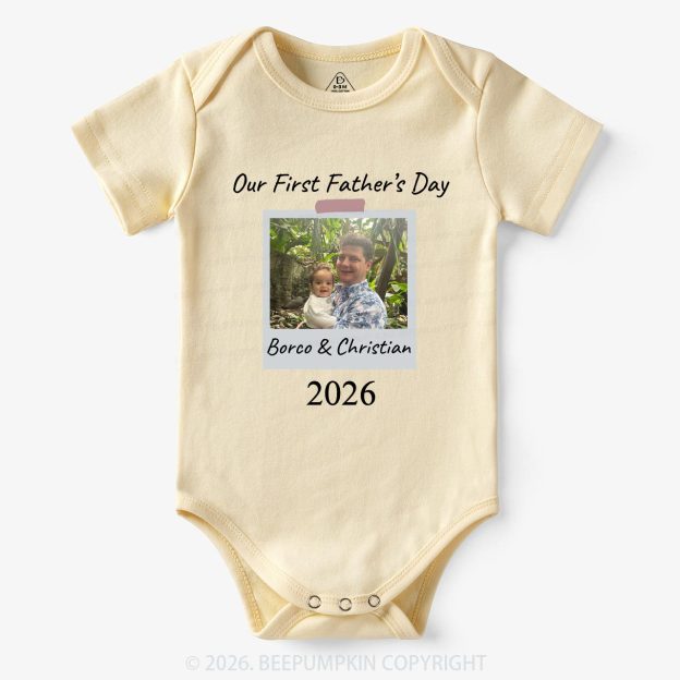 Our First Father's Day 2025 Baby Bodysuit