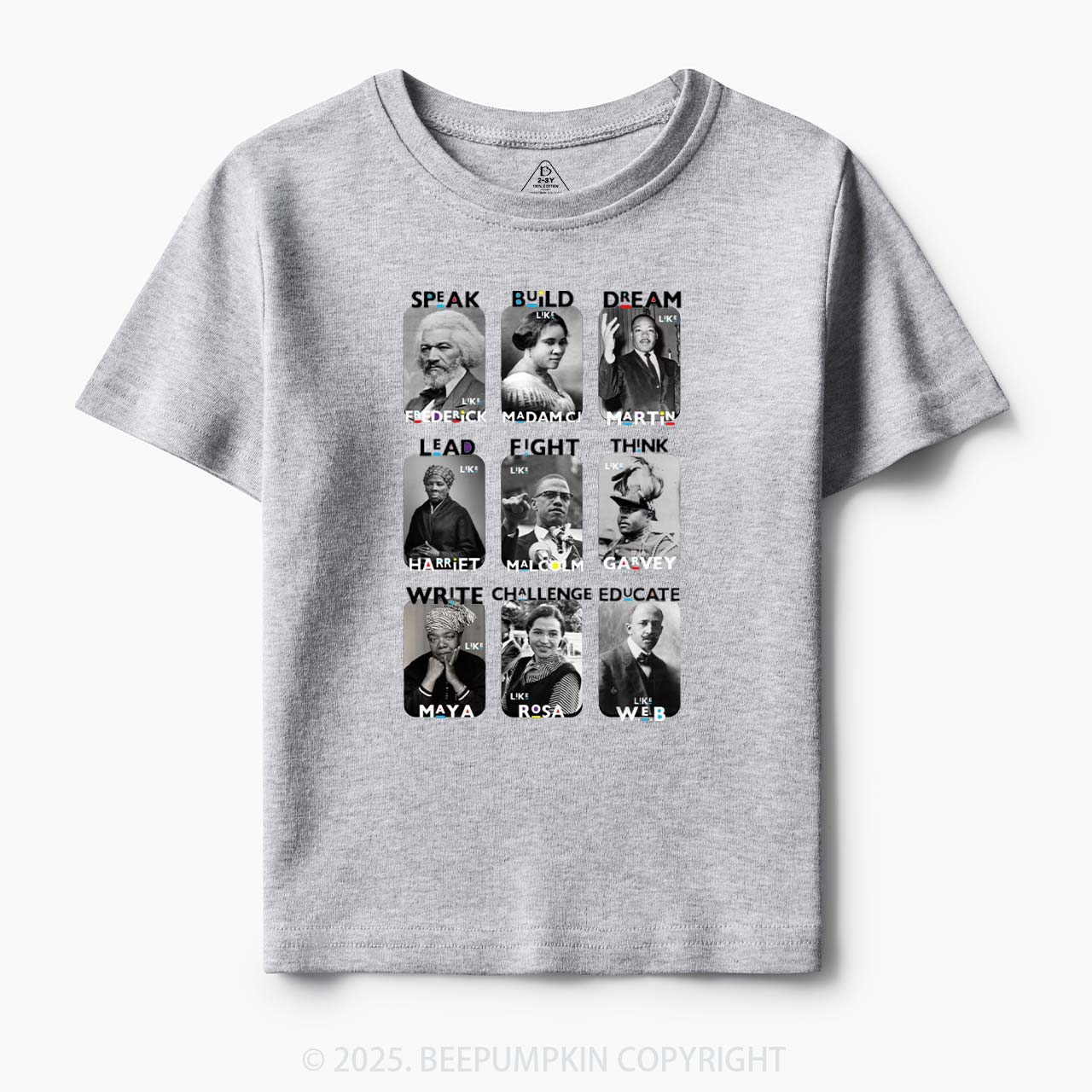 Inspired By Black History Toddler&Kid's Tees Beepumpkin