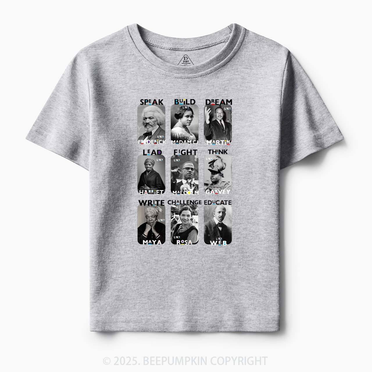 Inspired By Black History Toddler&Kid's Tees Beepumpkin