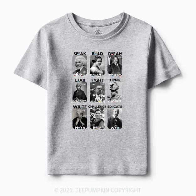 Inspired By Black History Toddler&Kid's Tees Beepumpkin