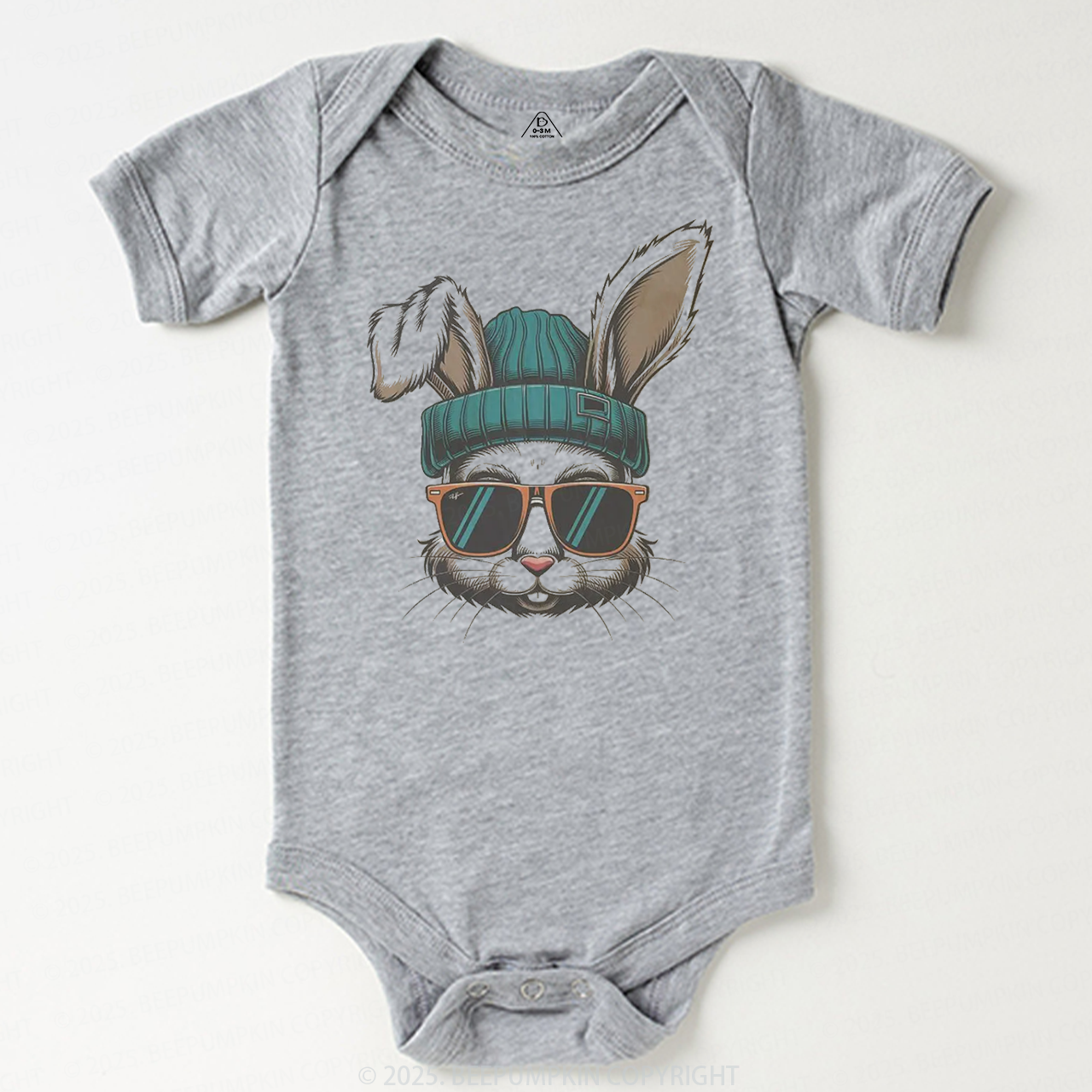 Hipster Bunny Bodysuit Beepumpkin