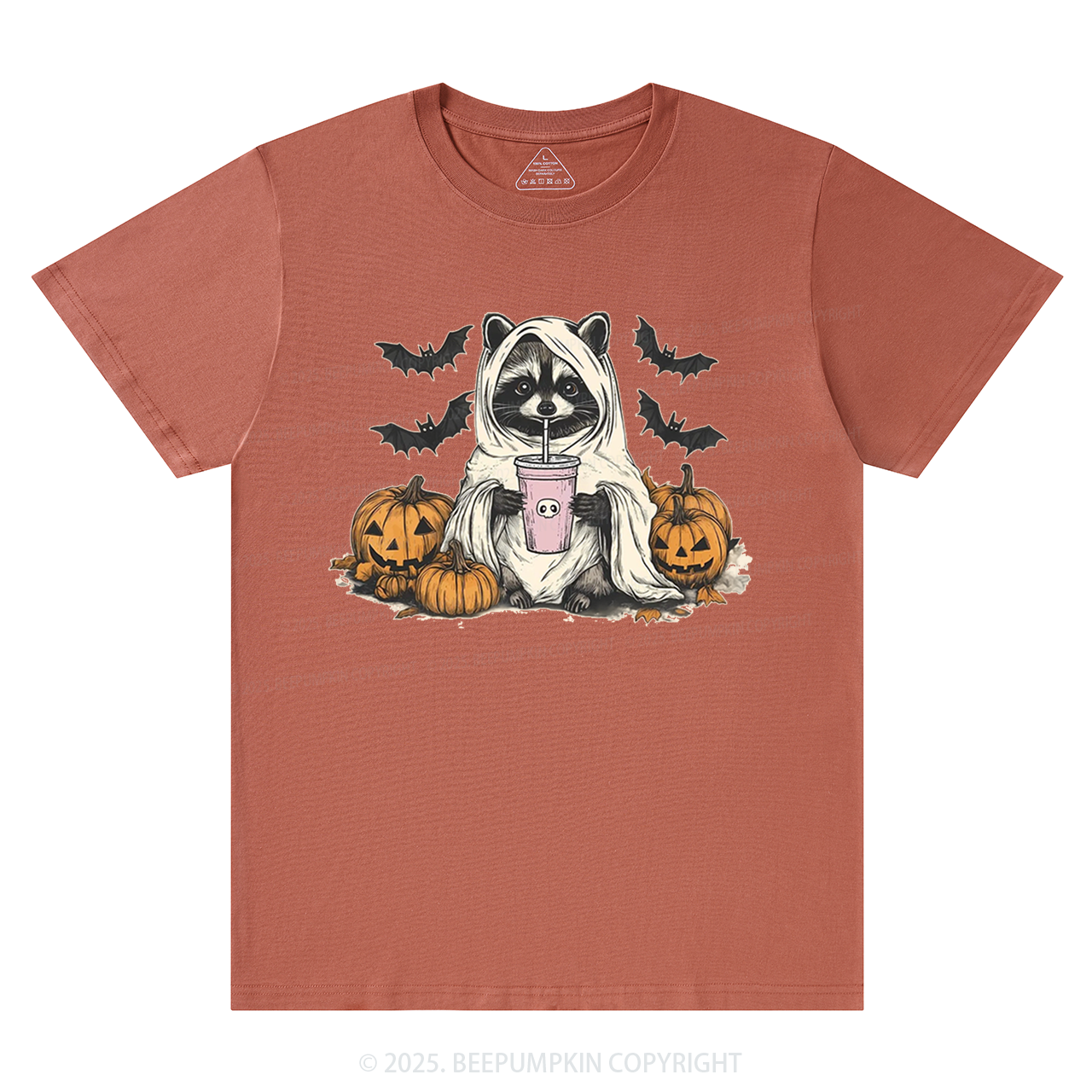 Halloween Racoon T-Shirts Beepumpkin