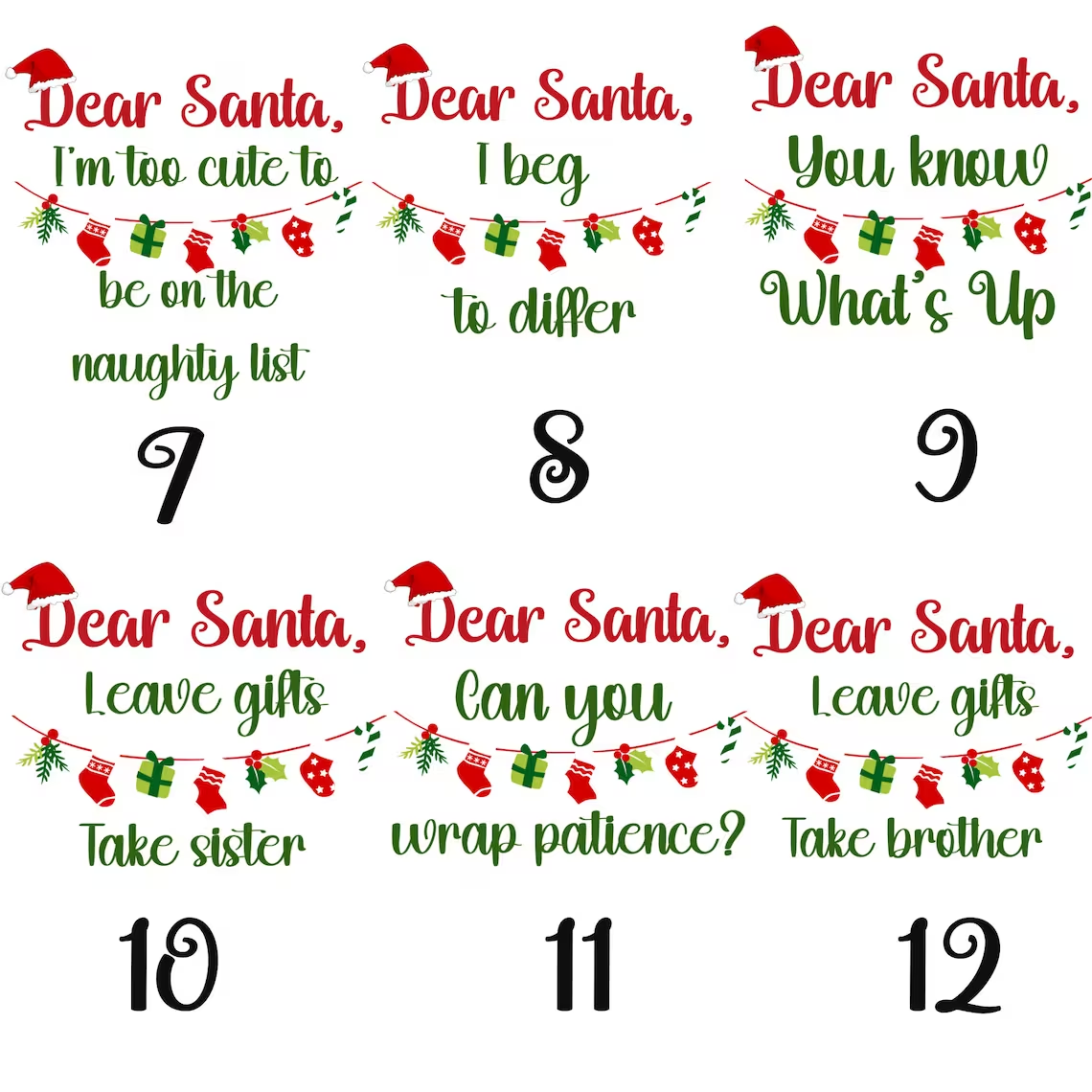 Personalized Funny Family Christmas Dear Santa Matching Pajamas