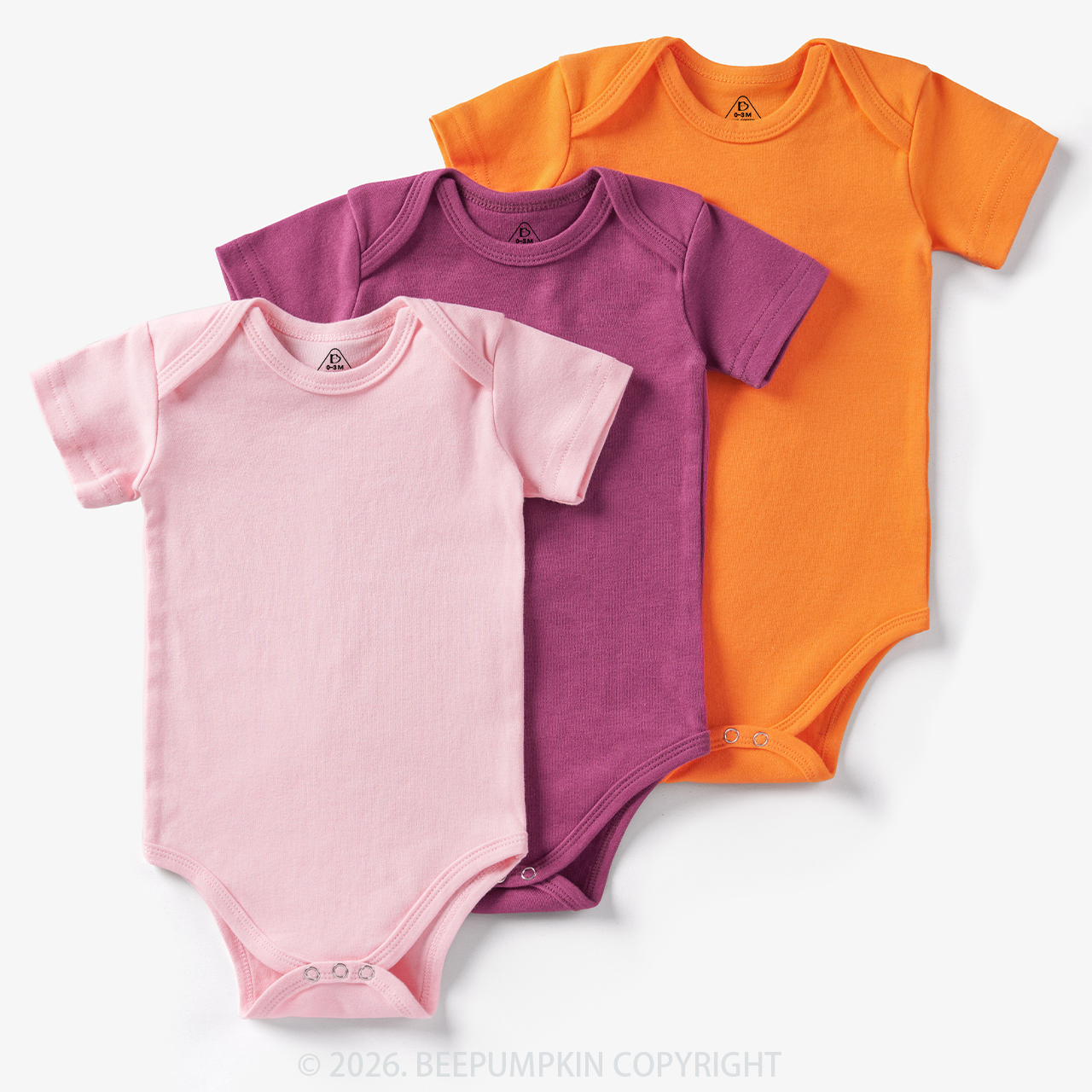 Solid Natural Baby Bodysuit