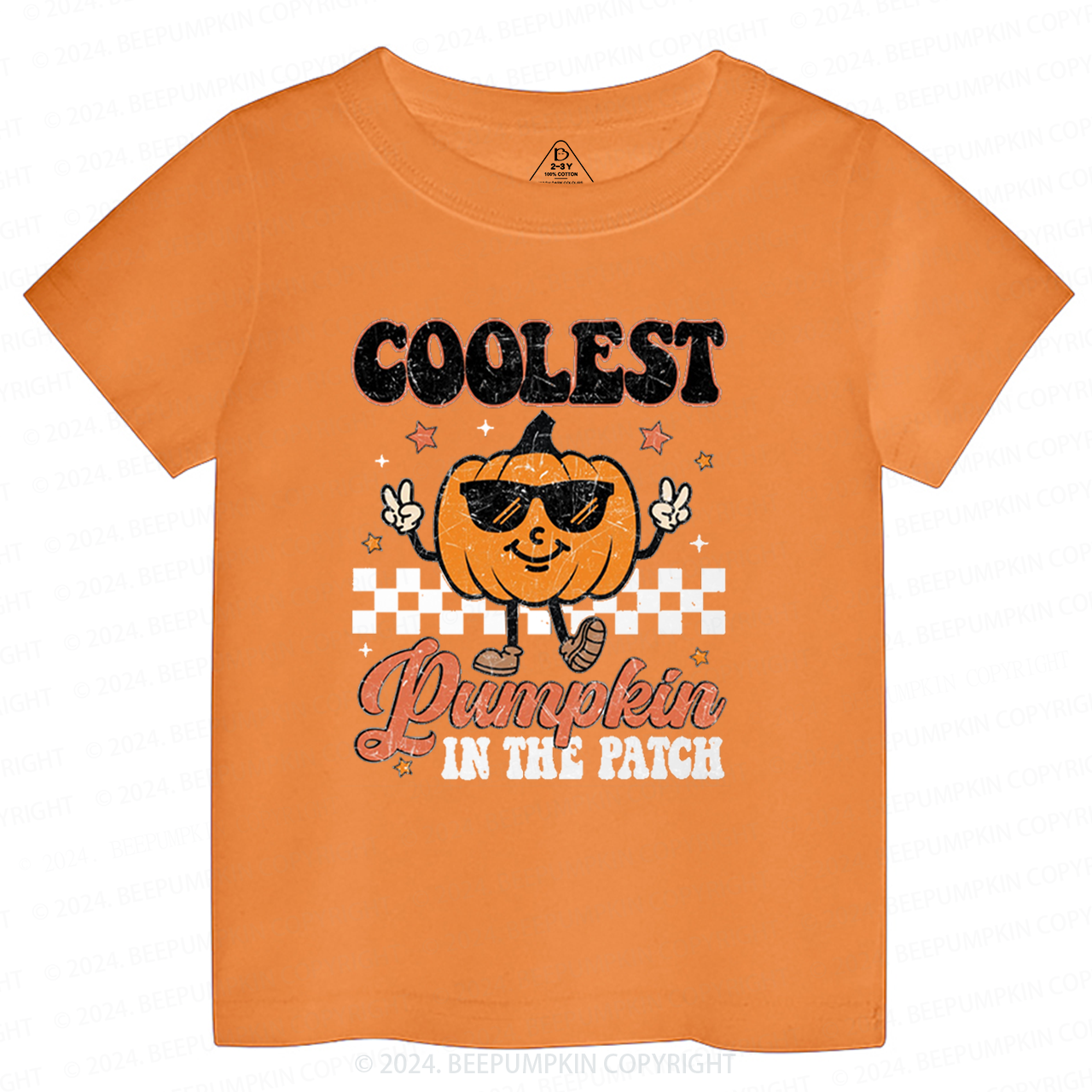 Coolest Pumpkin In The Patch Toddler&Kids Tees 