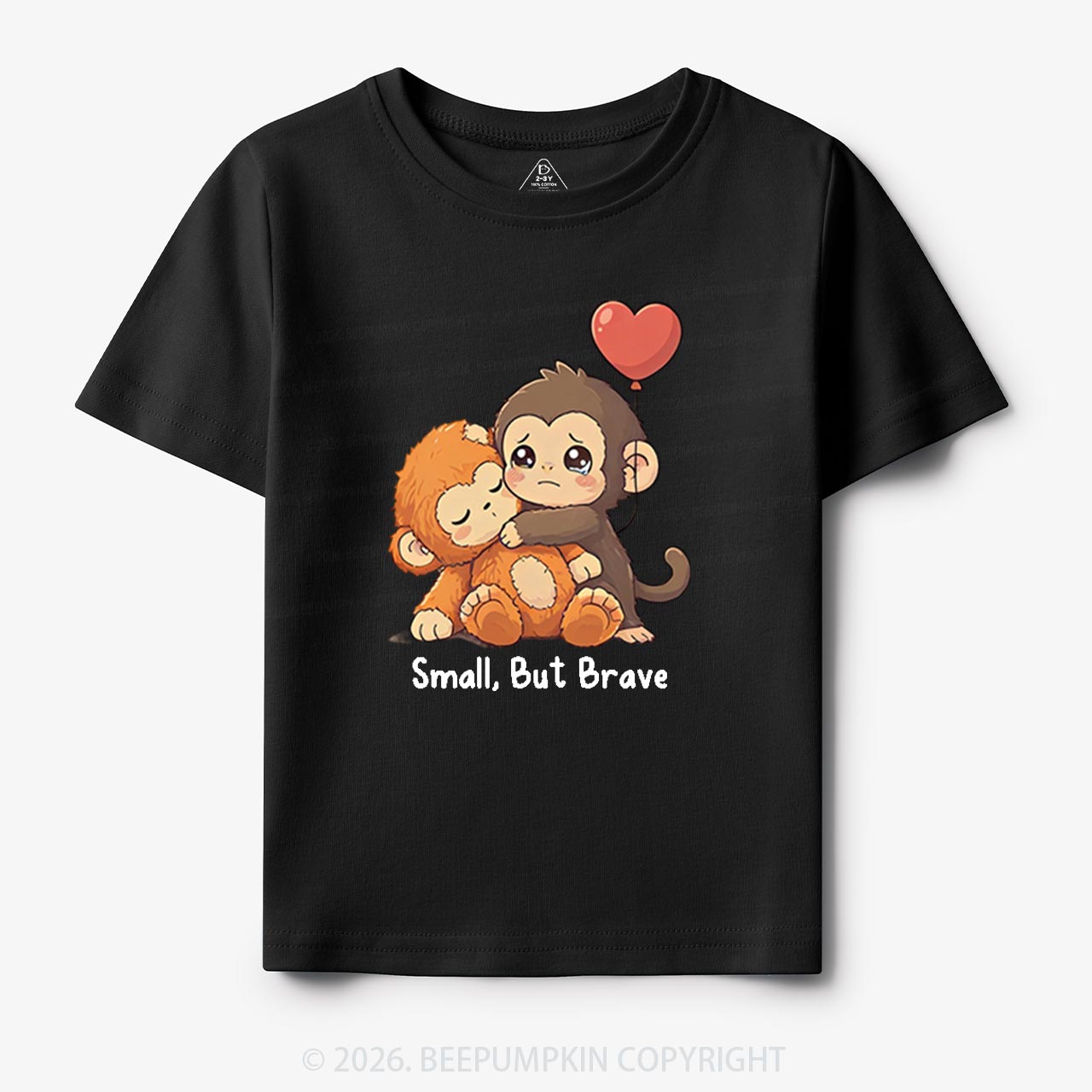 Small But Brave Punch Monkey Toddler&Kid's Tees
