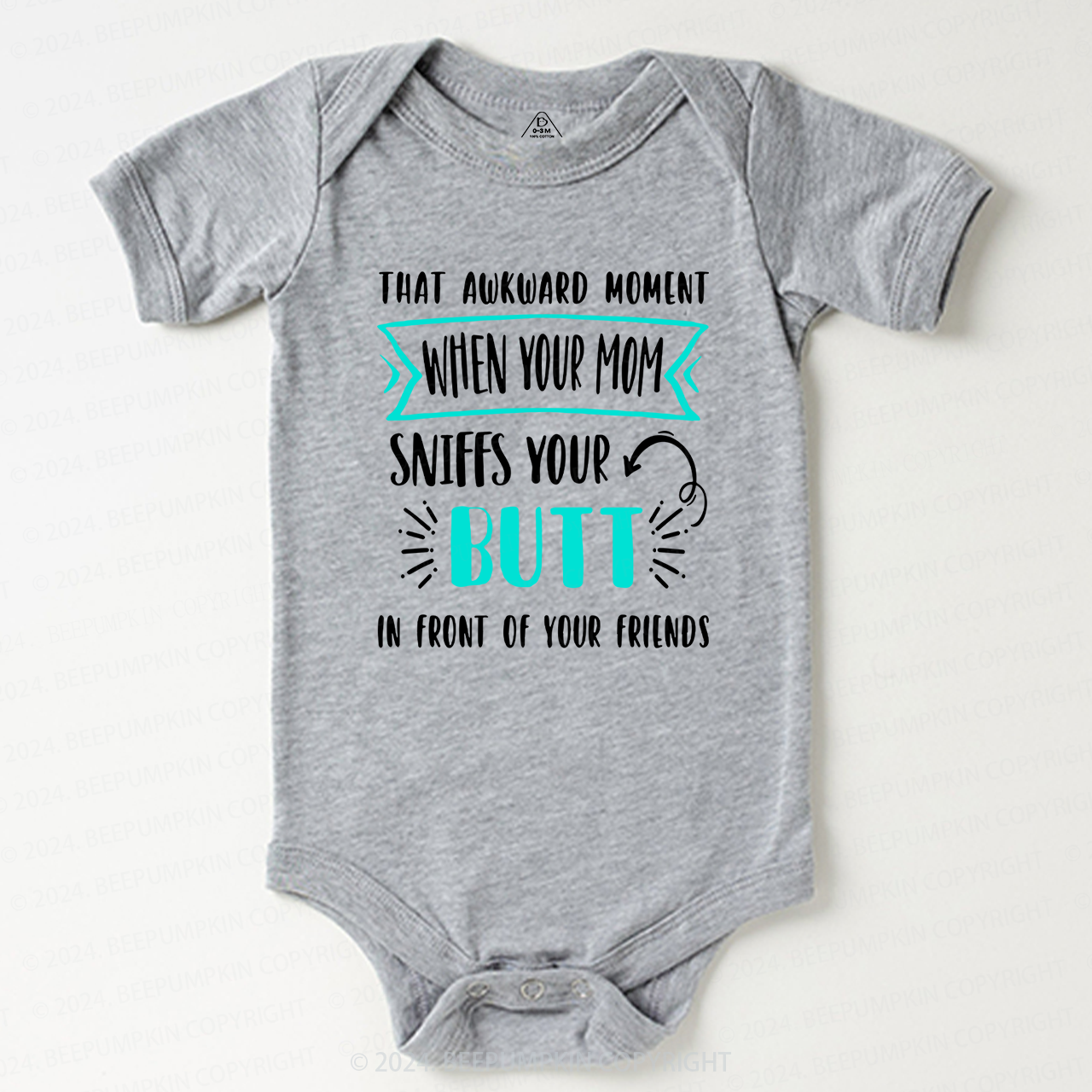 Awkward Moment Mom Sniffs Your Butt Baby Bodysuit 7