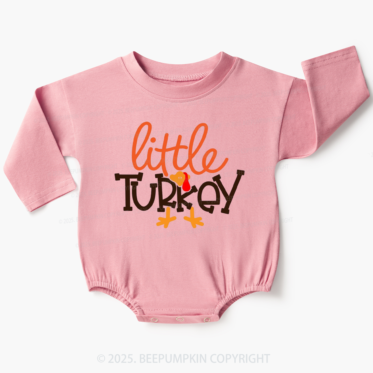  Little Turkey Baby Bubble Romper Beepumpkin