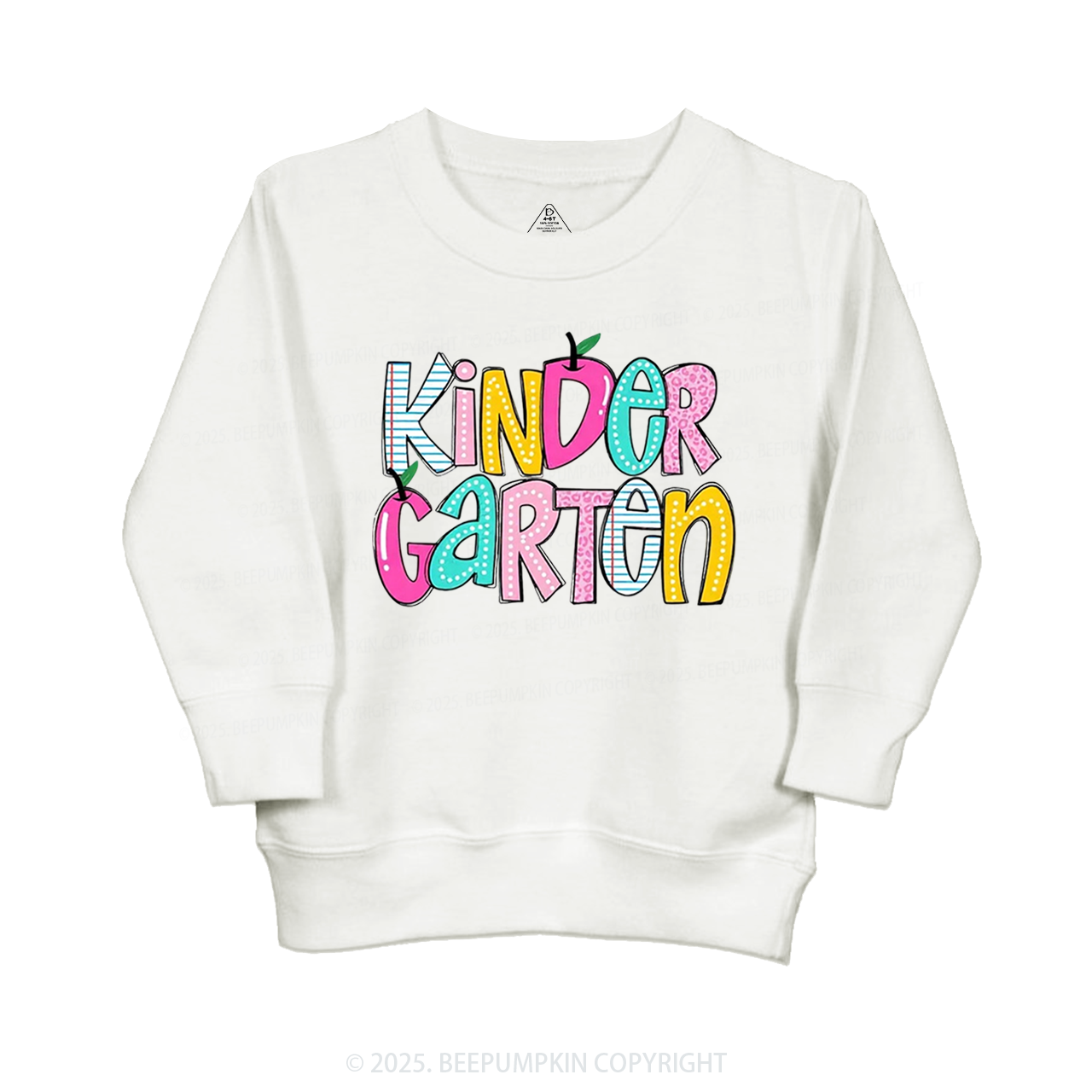 Personalized Colorful Grades Kid's Sweatshirt