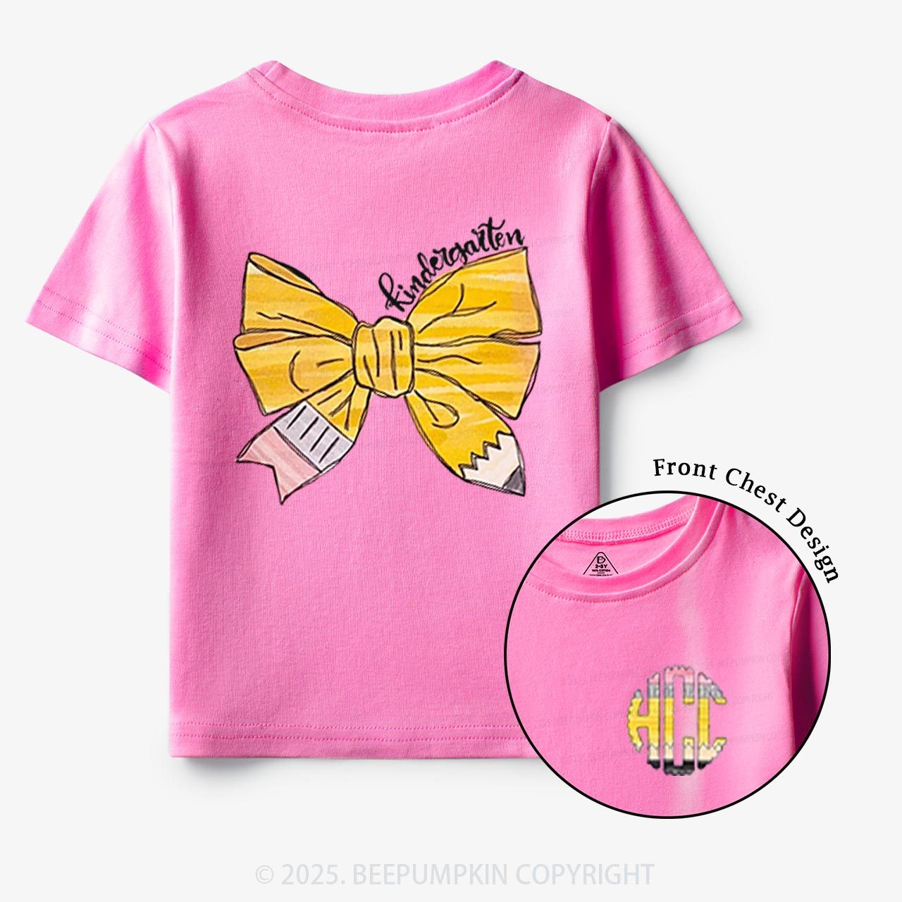 Personalization Girl's Coquette Toddler&Kid's Tees Beepumpkin
