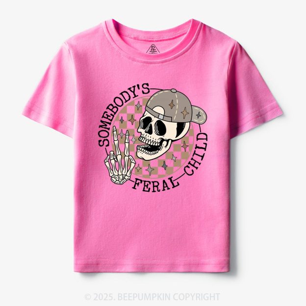 Somebody's Feral Child Toddler&Kid's Tees Beepumpkin 7