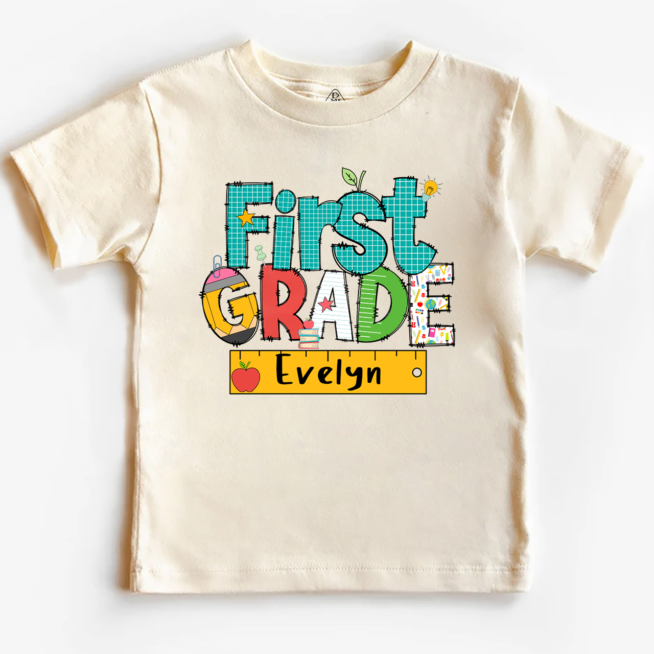 Personalized Letter Grade Toddler&Kid's Tees Beepumpkin