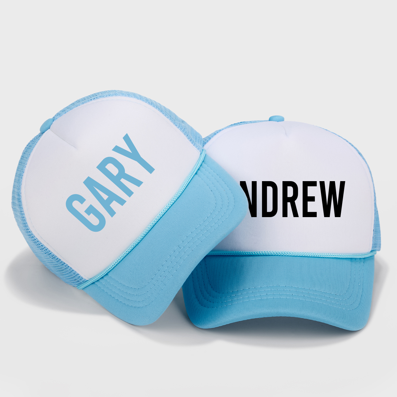 Personalized UPF 30+ Matching Family Trucker Hat