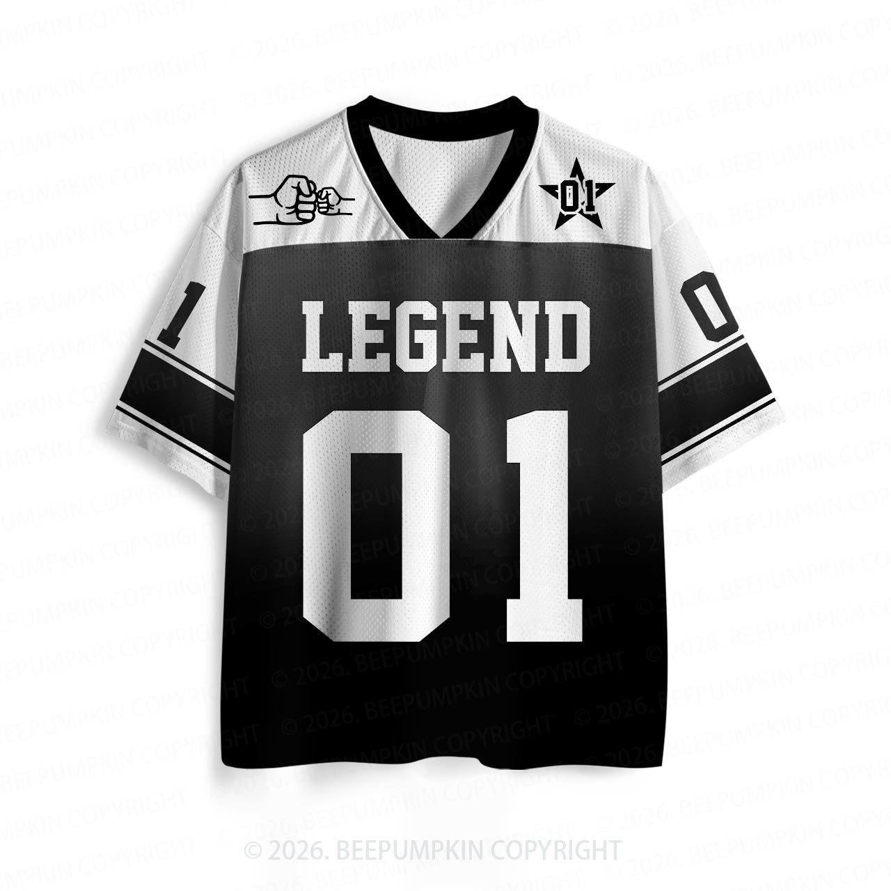 Dad & Baby Personalized Mesh Jersey For Family