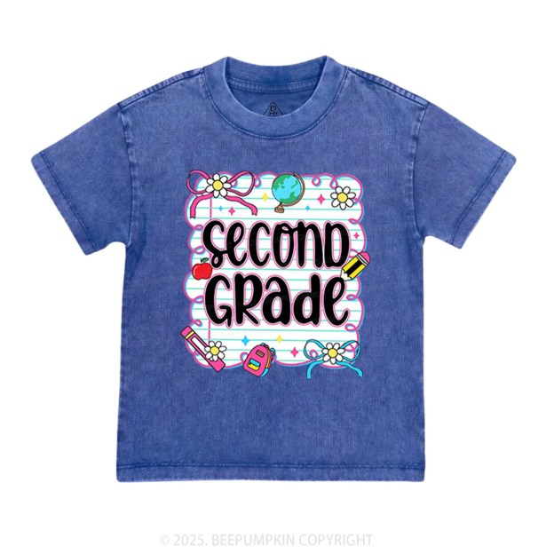 Personalized Grade Gift Package Sharing Toddler&Kids Washed Tees