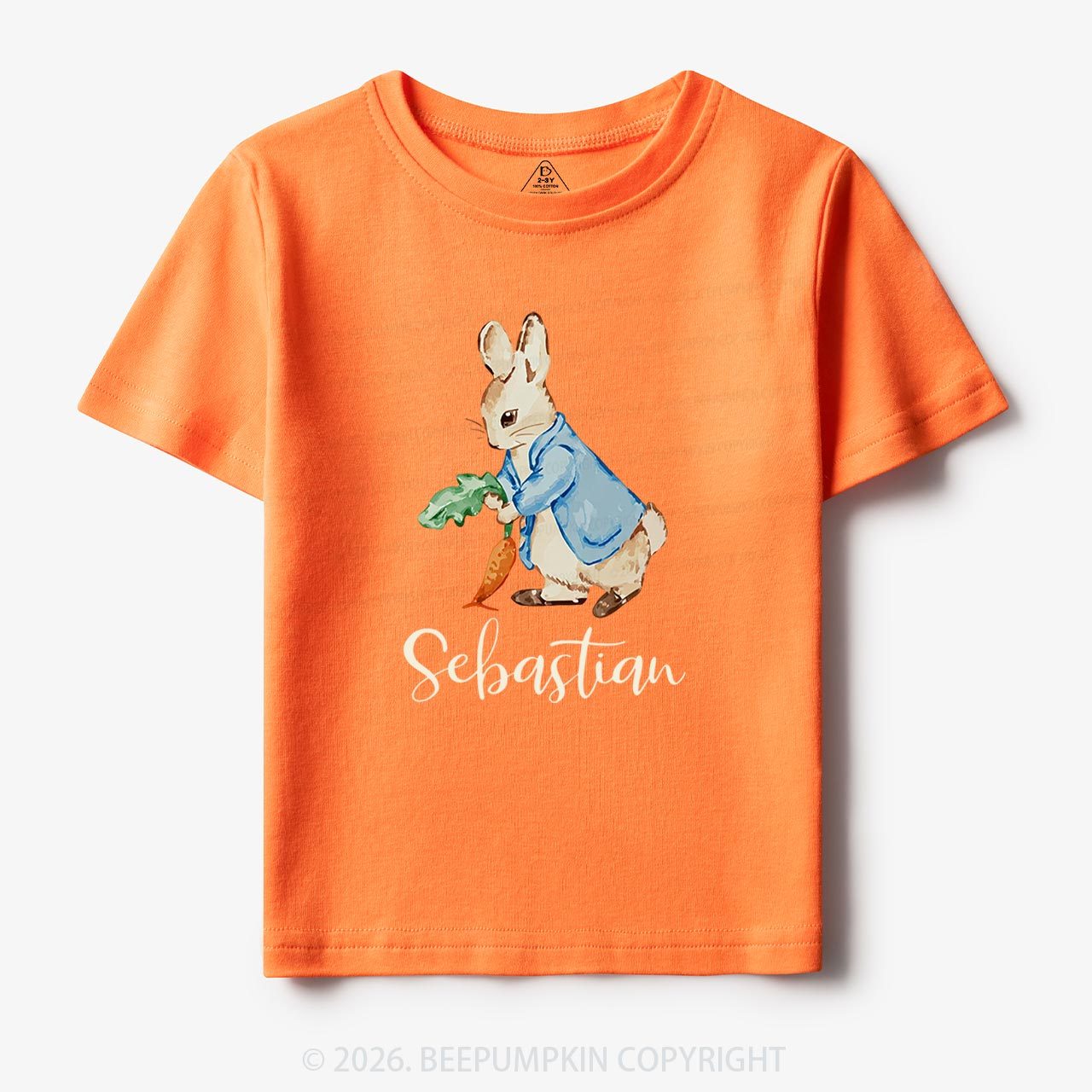 Personalized Little Bunny & Carrot Club Toddler&Kid's Tees