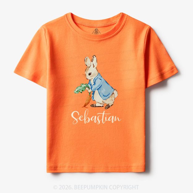 Personalized Little Bunny & Carrot Club Toddler&Kid's Tees