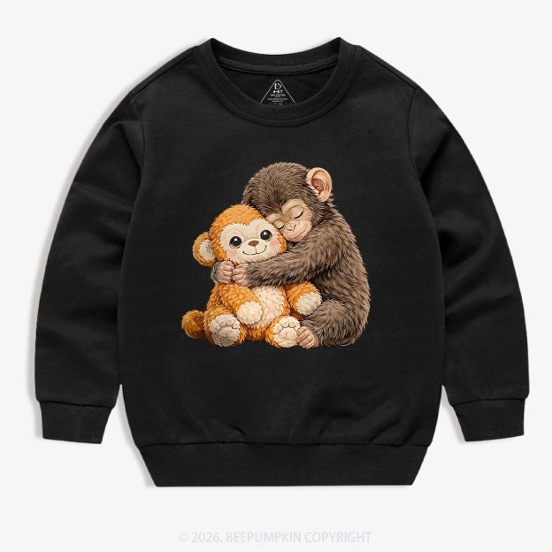 Dear Punch Monkey Lovely Kid's Sweatshirt
