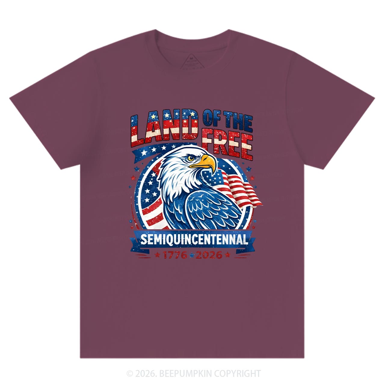 Patriotic Land Of The Free America 250 T-Shirts