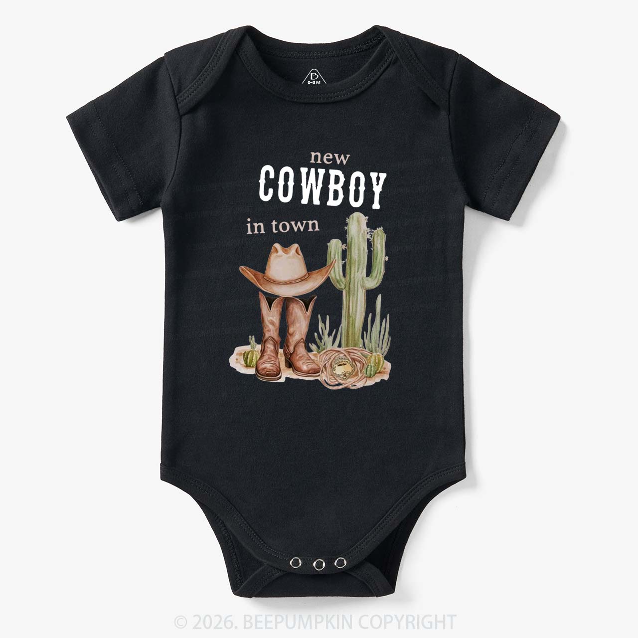 New Cowboy in Town Western Bodysuit