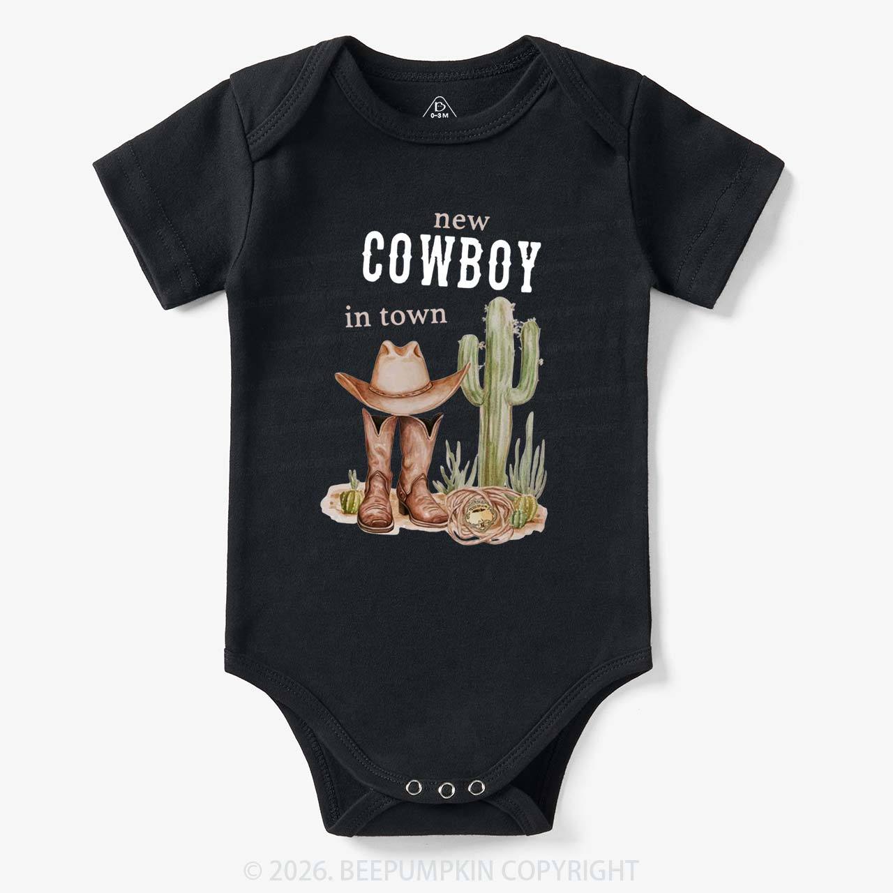 New Cowboy in Town Western Bodysuit