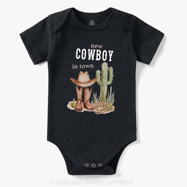 New Cowboy in Town Western Bodysuit