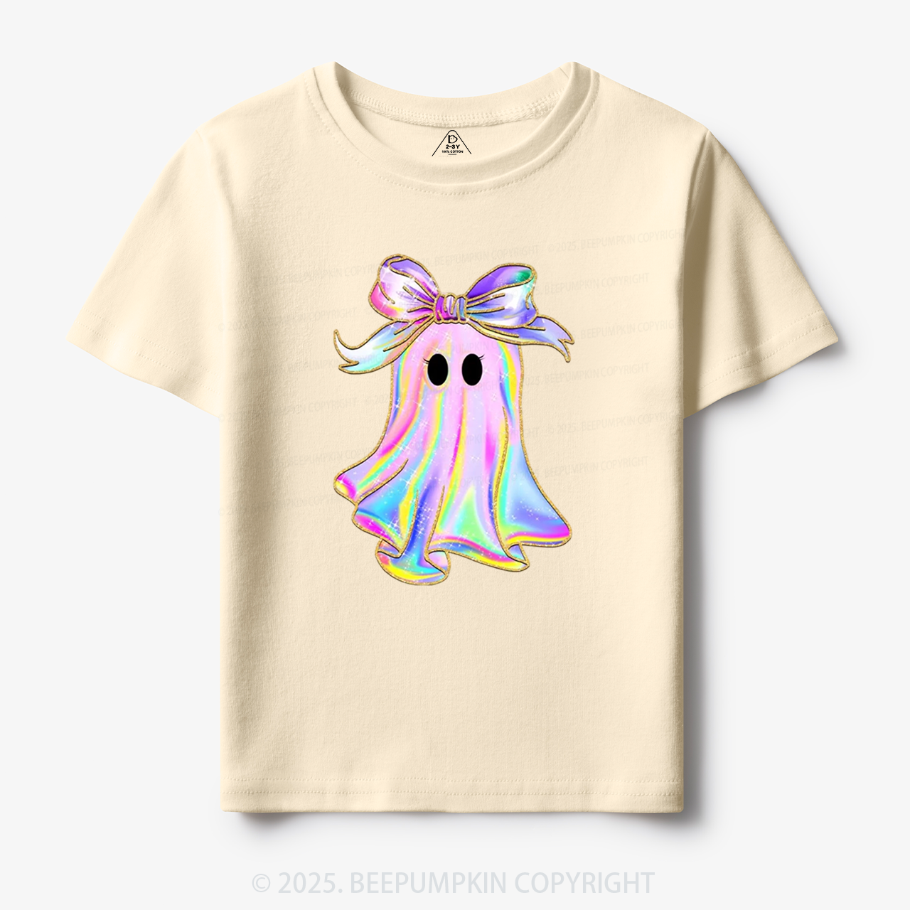 Halloween Girls Ghost Toddler&Kid's Tees Beepumpkin