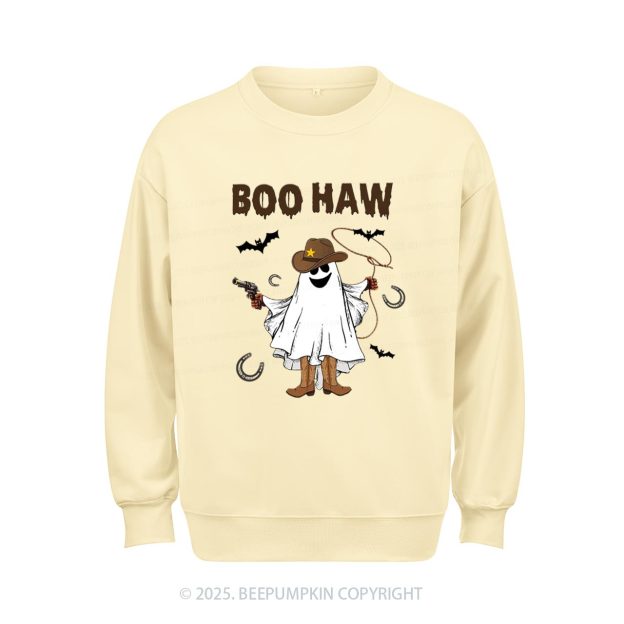 Boo Haw Halloween Sweatshirt Beepumpkin