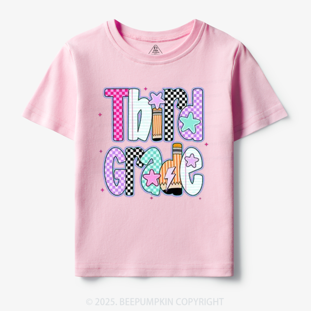 Personalized Personalized Purple Aura Grade Toddler&Kid's Tees Beepumpkin