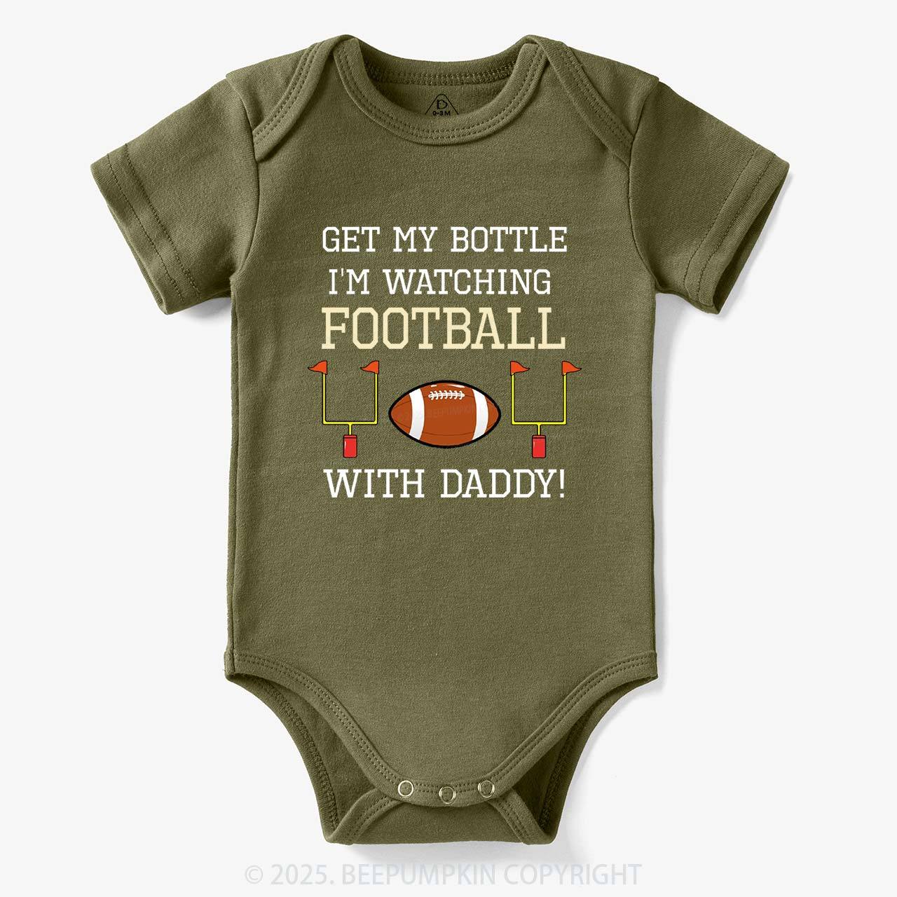  Football With Daddy Bodysuit Beepumpkin