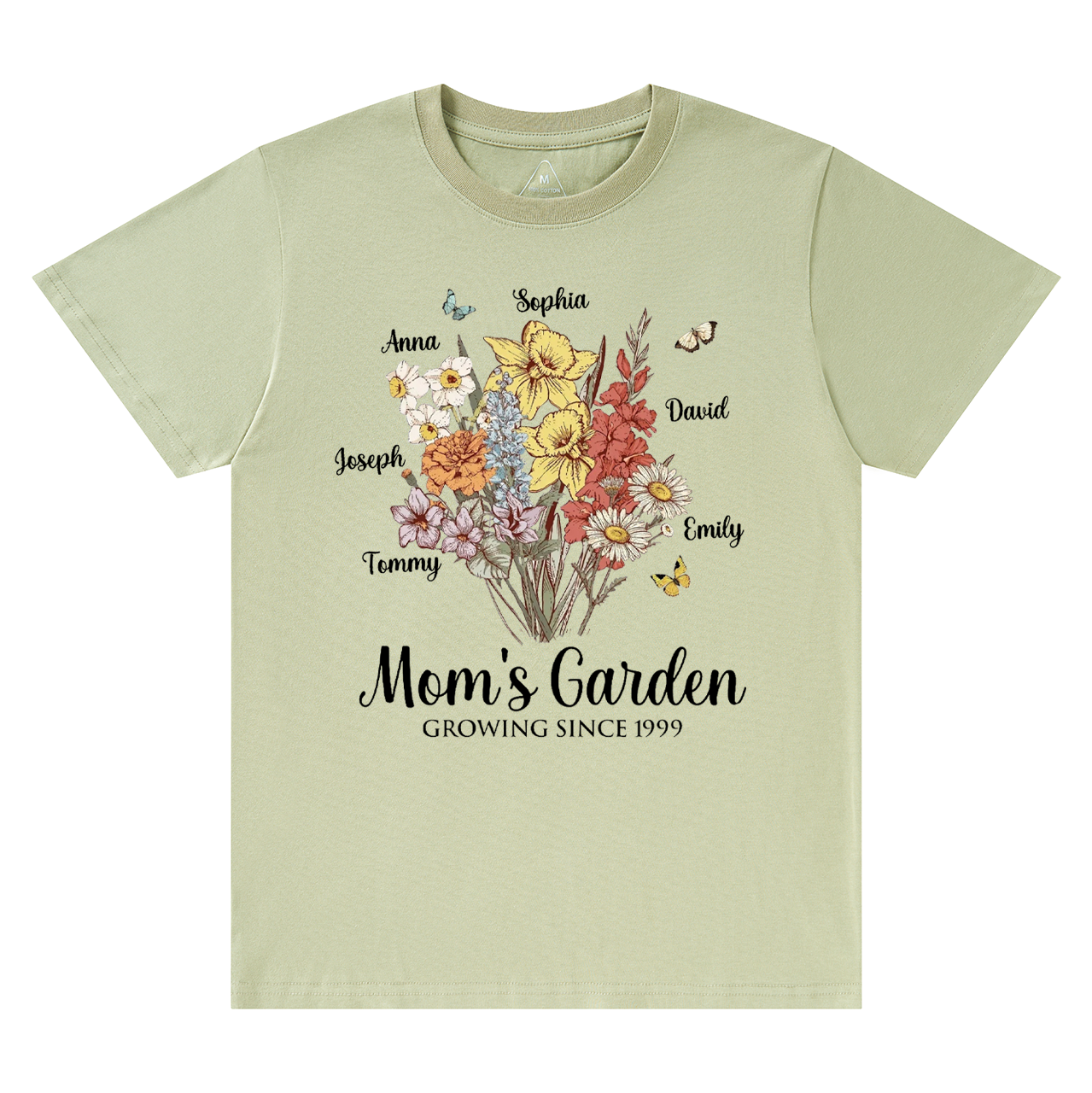 Personalized Mom's Garden T-Shirts