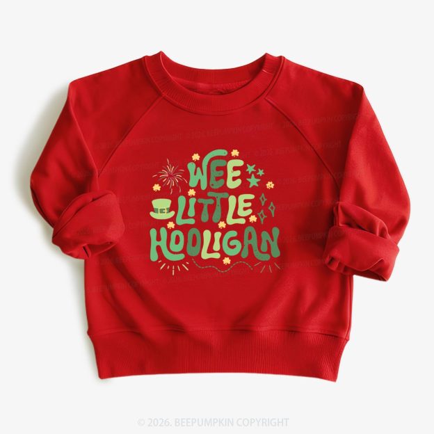 Wee Little Hooligan St. Patrick's Day Kid's Sweatshirt