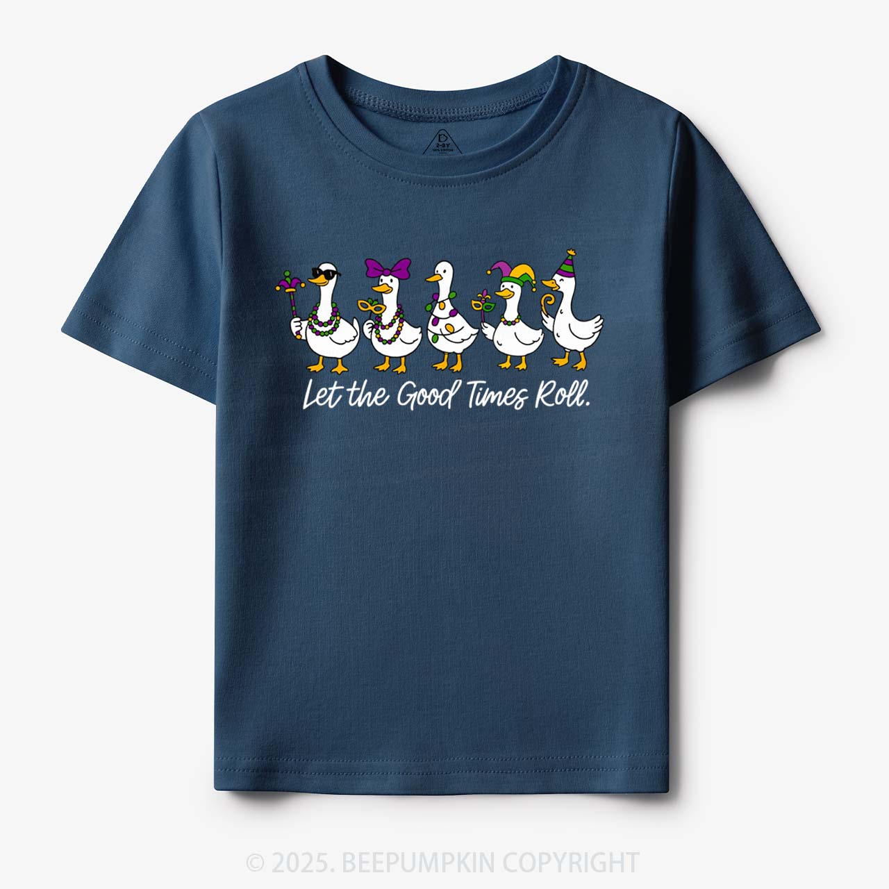 Silly Goose Mardi Gras Toddler&Kid's Tees Beepumpkin