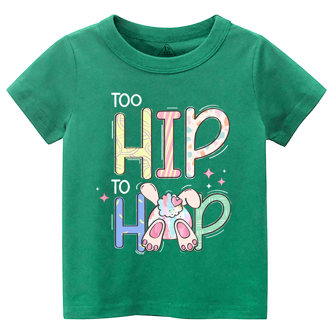 Too Hip To Hop Bunny Toddler&Kid's Tees Beepumpkin