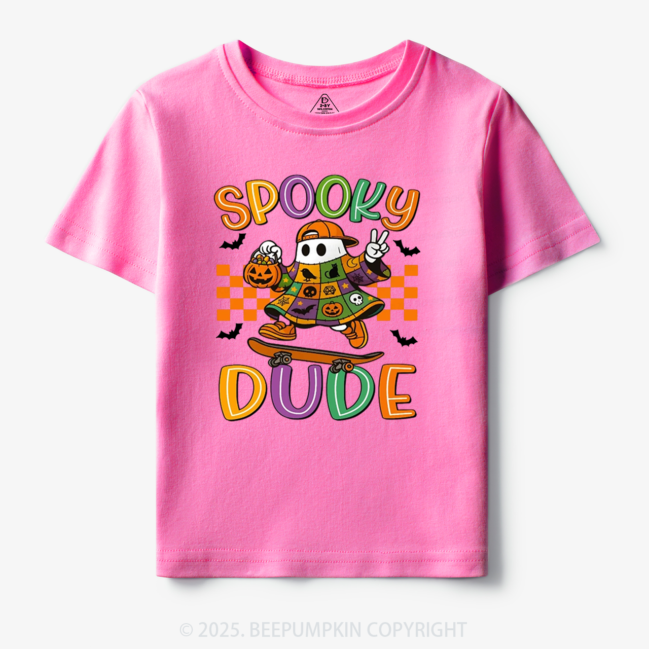 Spooky Dude Halloween Toddler&Kid's Tees Beepumpkin