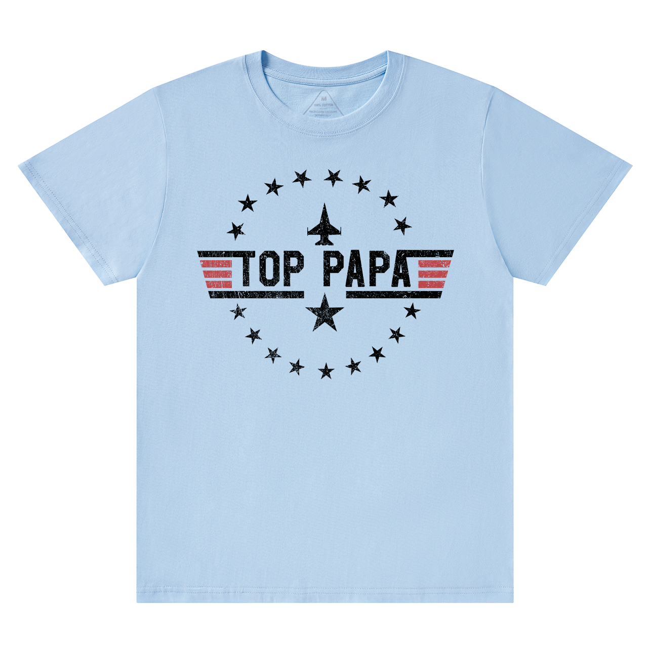 Top Papa Dad and me Gift Funny Dad T-shirt