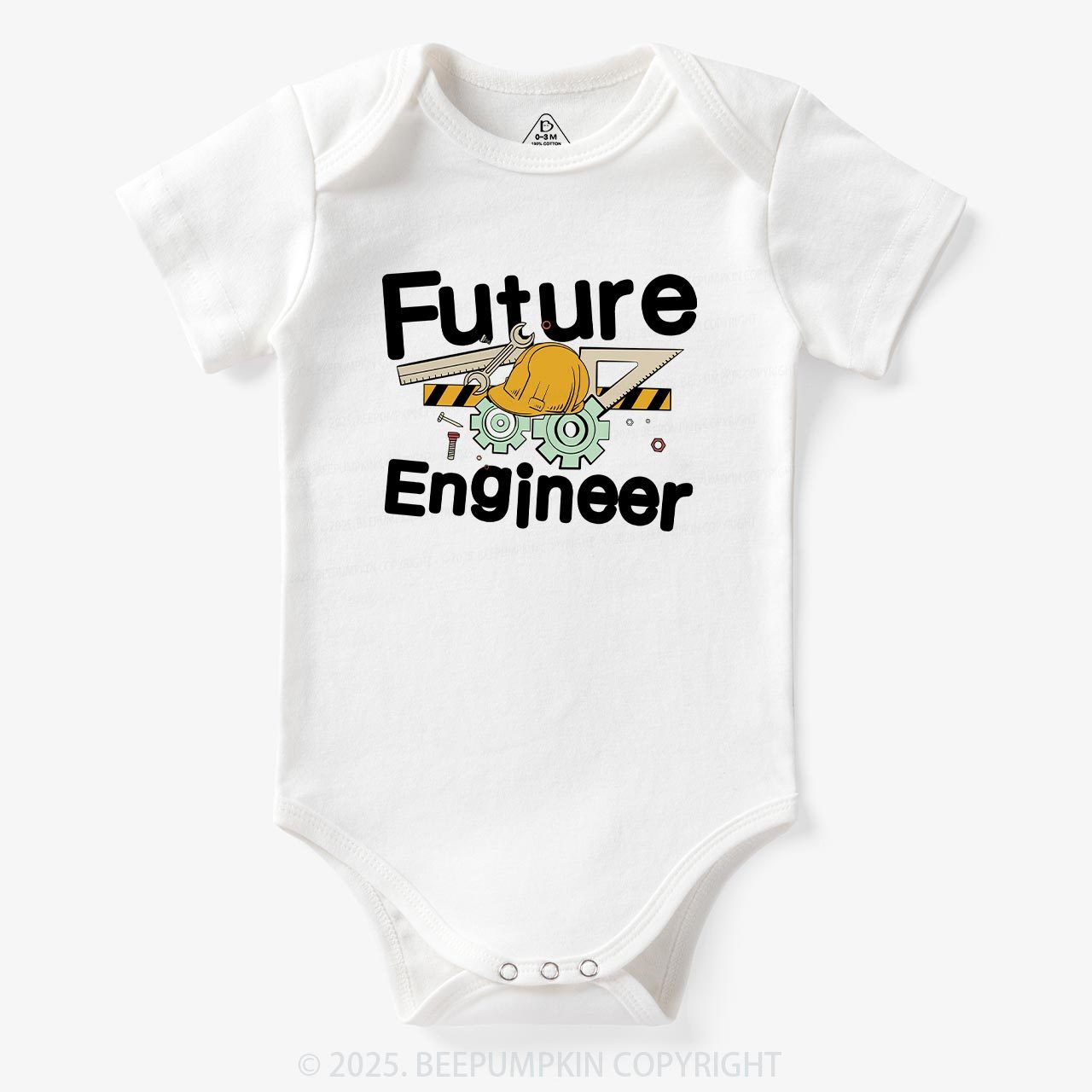 Mechanical Future Engineer Bodysuit For Baby