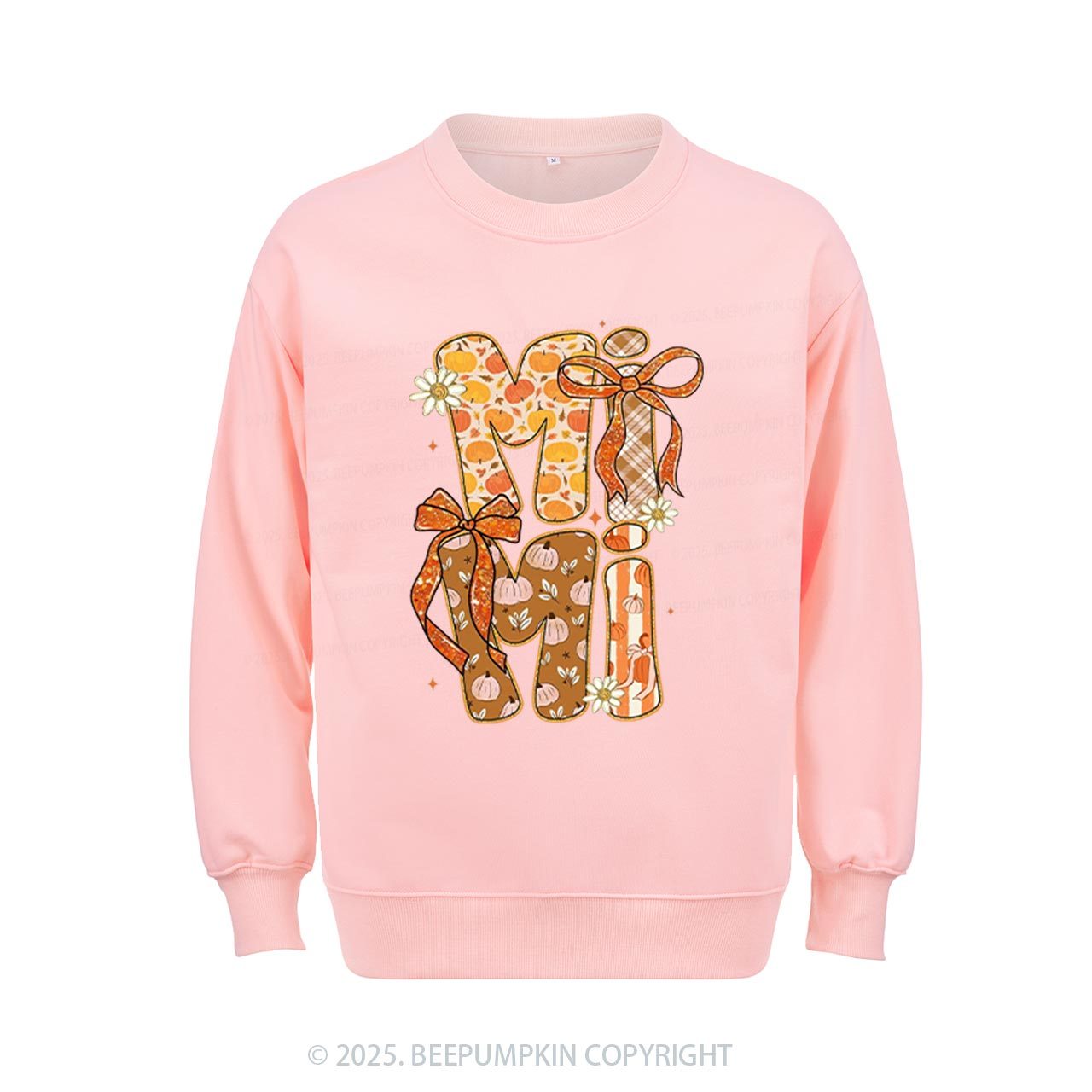 Personalized Glitter Pumpkin Sweatshirt Beepumpkin