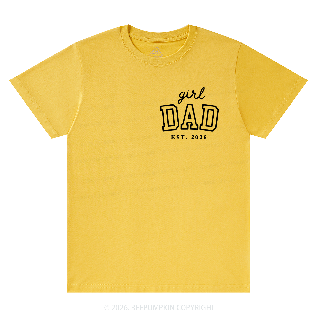 Personalized Girl Dad Est Year T-shirt
