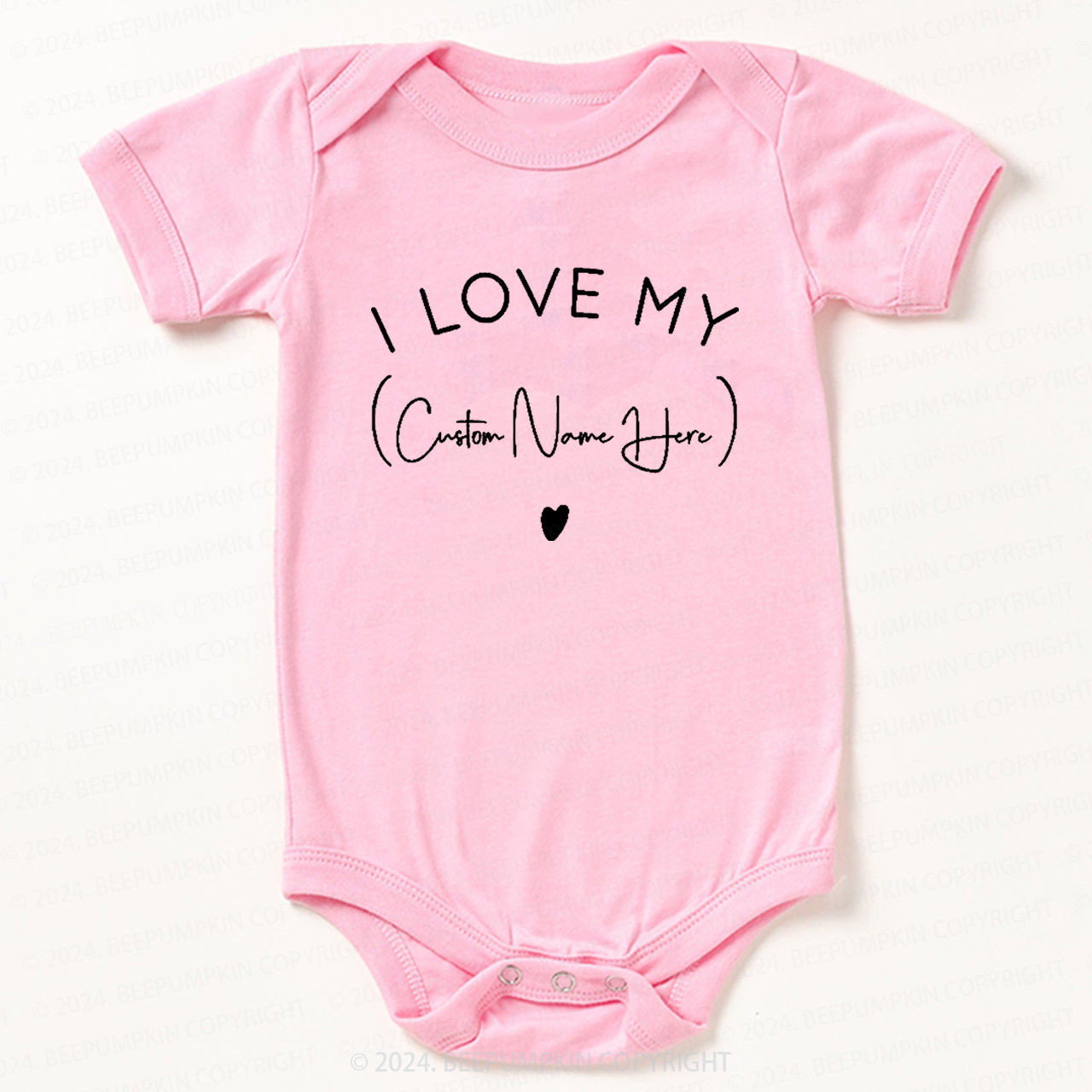 I Love My xxx Bodysuit For Baby 