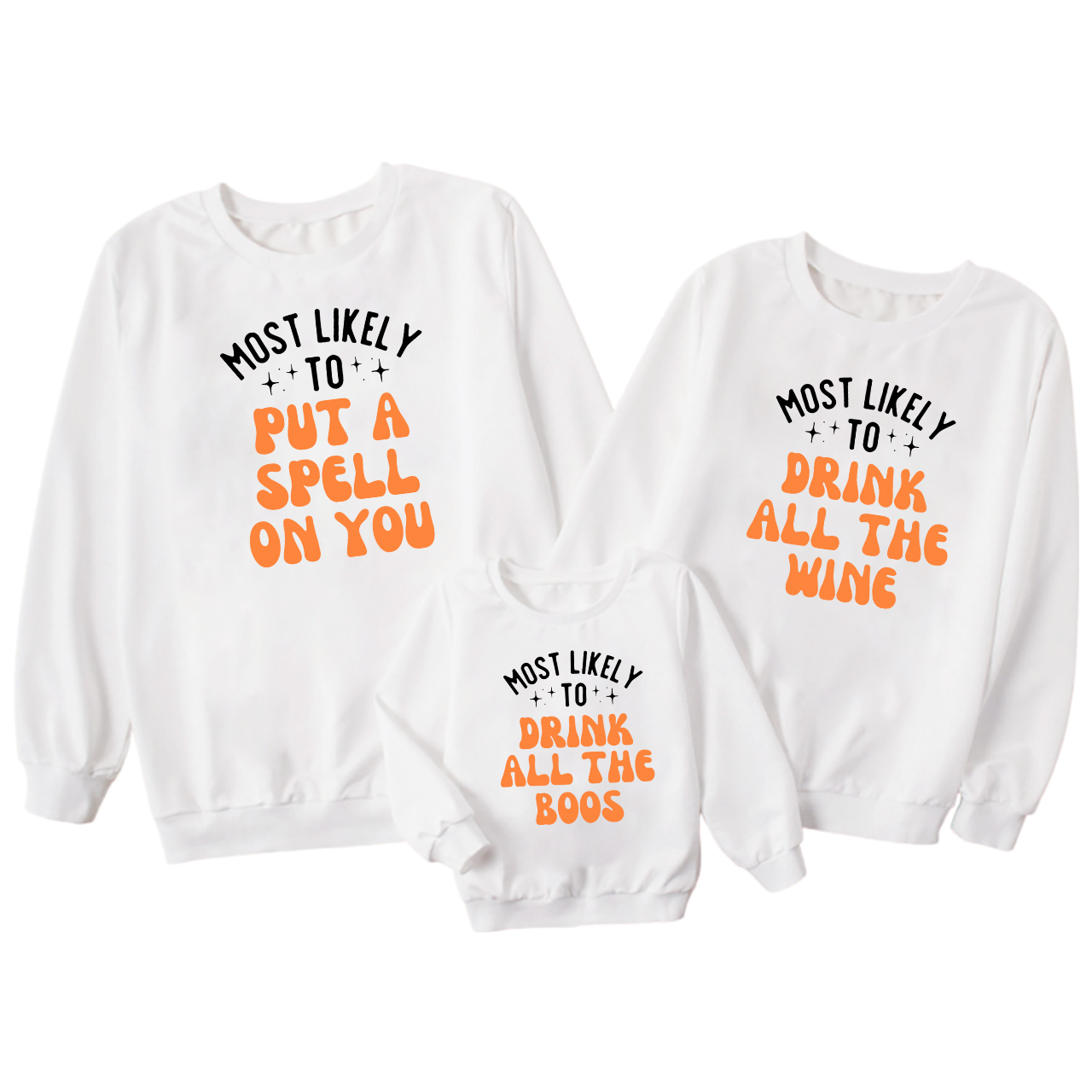 Custom Most Likely Halloween Family Party Sweatshirt
