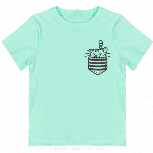 Cute Cat Toddler&Kids Tees 